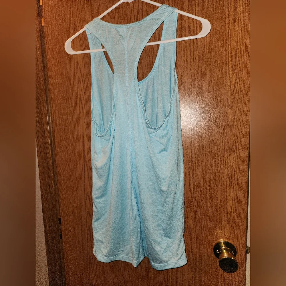 💓 3/$15 Champion Size Large Blue Women's Racerback Tank Top - Picture 7 of 8